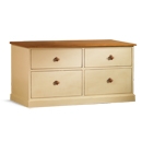 FurnitureToday Mottisfont Painted Pine 4 Drawer Chest