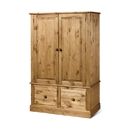 New Cotswold 2 Door 2 Drawer Wardrobe 