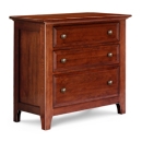 FurnitureToday New York Dark 3 Drawer Chest