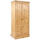 FurnitureToday One Range Pine Double Full Hanging Wardrobe