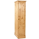 FurnitureToday One Range Pine Single Full Hanging Wardrobe