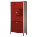 Prestige red shoe cabinet 