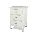 FurnitureToday Princeton 3 Drawer Bedside Table