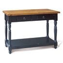 Provence Black Painted Medium Serving Table