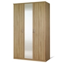 Rauch Kent 3 Door Mirrored Wardrobe