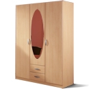 Rauch Romance oval mirror wardrobe