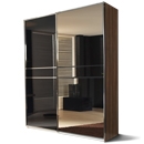 Rauch Sirius Double Glass Gliding Door Wardrobe