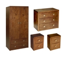 Roma Dark Wood Bedroom Set