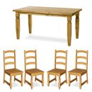 FurnitureToday Santa Fe Dining Set