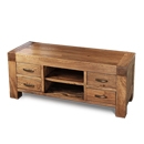 Santana Reclaimed oak 4 Drawer TV Unit