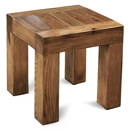 Santana Reclaimed Oak Lamp Table