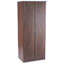 FurnitureToday Tara Walnut Plain Wardrobe