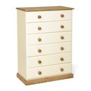 FurnitureToday Tarka Painted 6 Drawer Chest