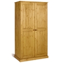 Tarka Solid Pine All Hanging Wardrobe