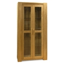 Trend Solid Oak Glass Display Cabinet