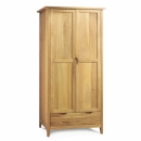 Tuscany Oak Double Wardrobe