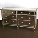 Venetian glass 6 drawer Chest of drawers