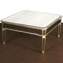 Venetian glass square coffee table