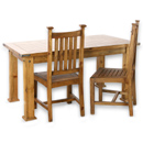 Vintage pine 5ft dining set