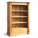 Vintage pine double president bookcase