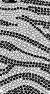 Fuse 2 Sleek designer Full Diamond Iphone 5/5s fashion,Gem Jewel Case Zebra Design in Black and White [Fuse 2] offer Buy any combination 3 get 1 free