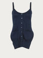 FUTURE CLASSICS KNITWEAR NAVY 8 UK FC-T-629-VEST