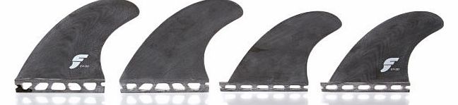 Futures FEA Fiberglass Quad Fin Set - Grey