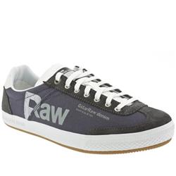 G-Star Raw Male G-star Raw Road Blazon Fabric Upper Fashion Trainers in Navy