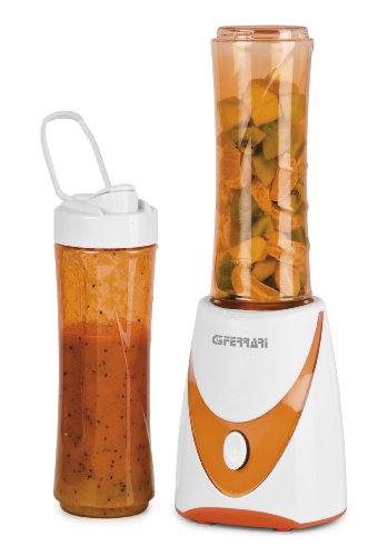 G3Ferrari G20409 Vitasport 250 Watt Blender with 2 x 500 ml Drinking Bottles, Orange