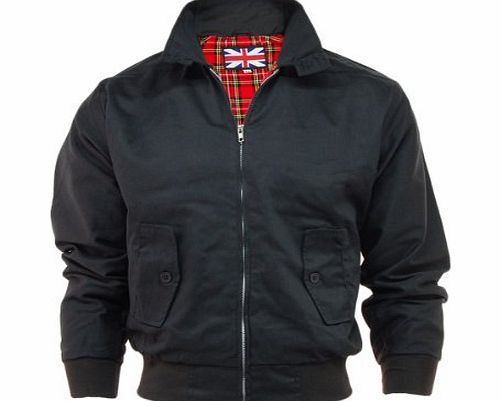 G5 Apparel Mens Classic Harrington Jacket - Mod Retro Skin Scooter Sizes: S-XL