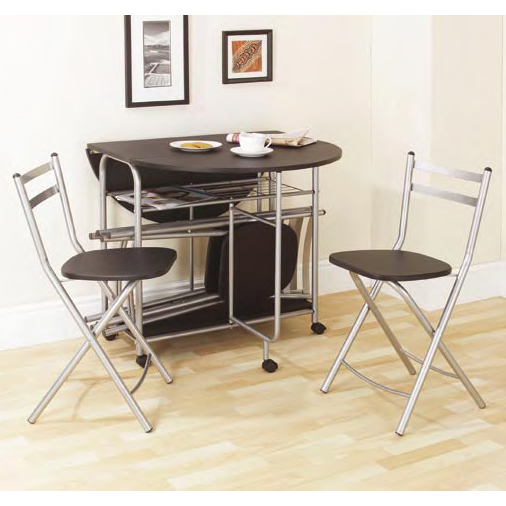 Gablemere Ltd Stowaway Dining Set - Black