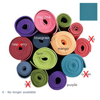 Gaiam Yoga Mat - Bluegrass