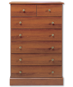 Gainsborough Walnut 5 plus 2 Drawer Chest