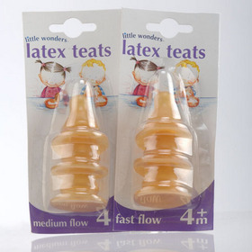 3 x Fast Flow Latex Teats