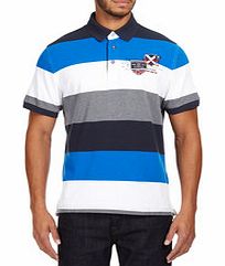 Ludwik striped cotton polo shirt