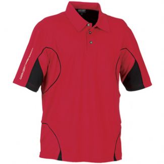 Galvin Green JARVIS MENS GOLF SHIRT Chilli Red/Black / Medium