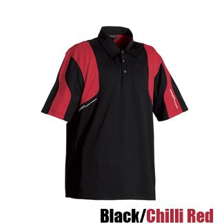 Galvin Green JAY MENS GOLF SHIRT BLACK/CHILLI RED / X-LARGE