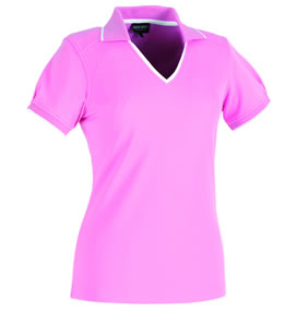 Galvin Green Ladies Jocelyn Shirt Rose/White