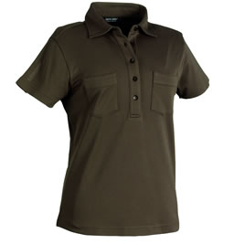 galvin green Ladies July Golf Shirt Chocolate