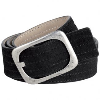 Galvin Green WADE ADJUSTABLE LENGTH SUADE BELT Chocolate