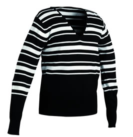 galvin green Womens Cora Pullover Black/White