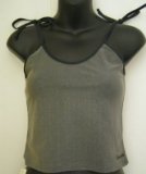 Ganadan Black tankini beach top. Size 12