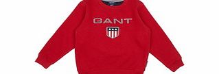 Boys 11-15yrs red cotton sweatshirt