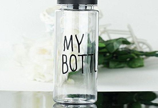 GAOHOU Clear My Bottle Sport Fruit Juice Water Cup Portable 500ML Travel Bottle