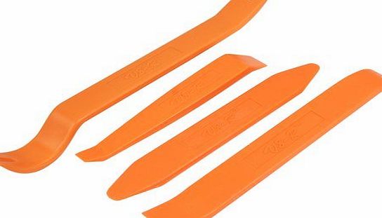 GAOHOU WMA 4Pcs Yellow No-Scratch Door Panel Audio Refit Set Car Removal Tool