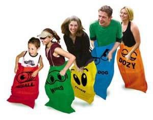 Garden Games Sack Race!