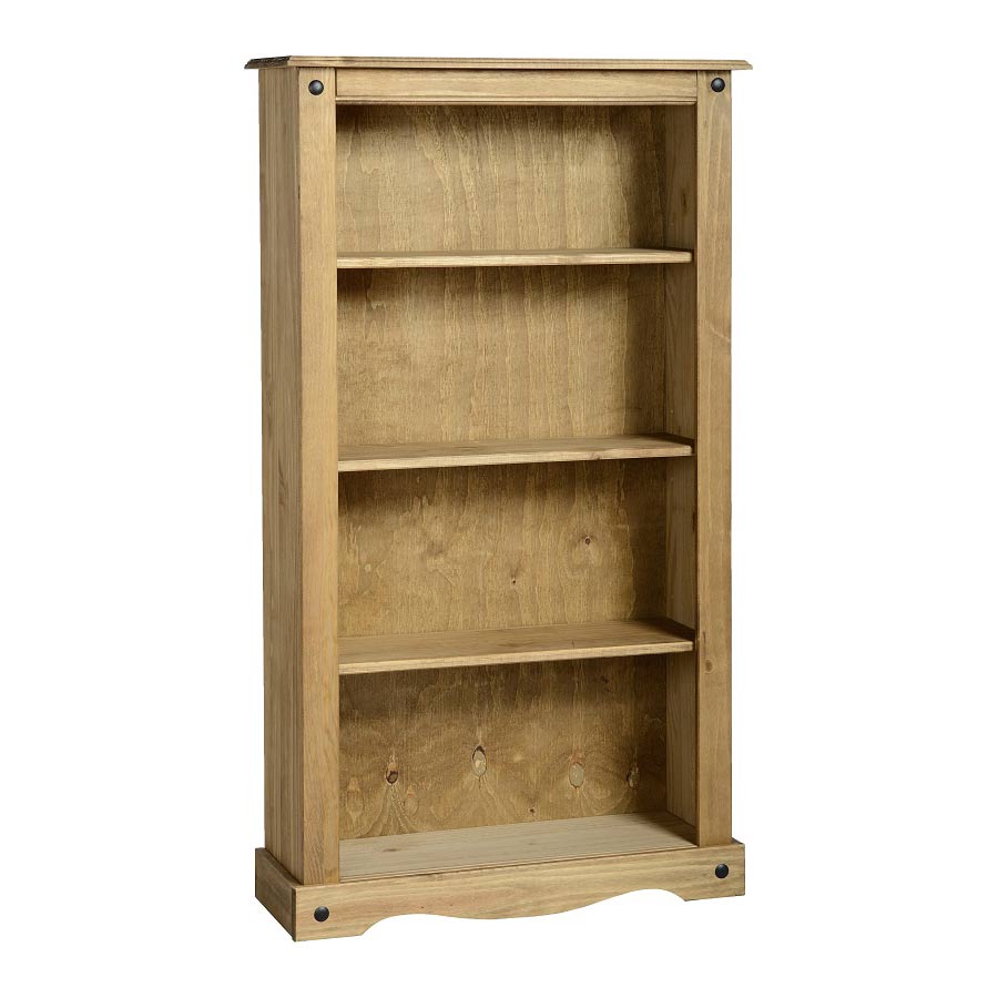 Gardens and Homes Direct Cortez Corona Pine Medium Bookcase