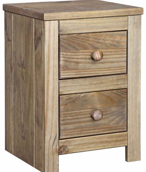 Cortez Solid Pine Petite Bedside Cabinet