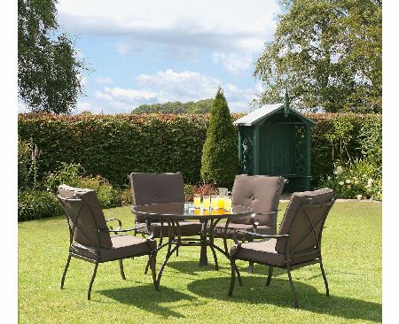 Ferndown Brown 5 Piece Garden Dining Set