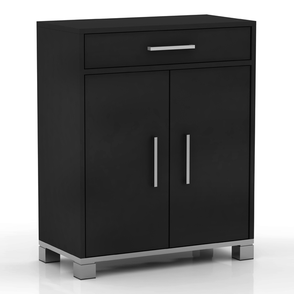 Gardens and Homes Direct Sorrento 2 Door Black Sideboard